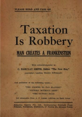 Taxation is Robbery