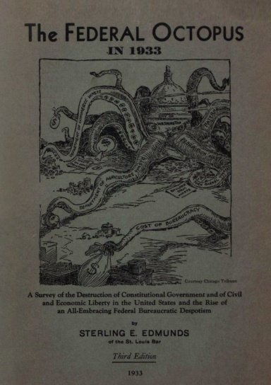 aHR0cHM6Ly9hc3NldHMubHVsdS5jb20vY292ZXJfdGh1bWJzL2cvai9namcyZTYyLWZyb250LXNob3J0ZWRnZS0zODQuanBn The Federal Octopus in 1933: A Survey of the Destruction of Constitutional Gover