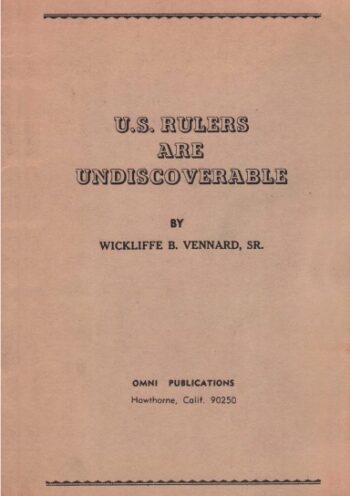 U.S. Rulers Are Undiscoverable