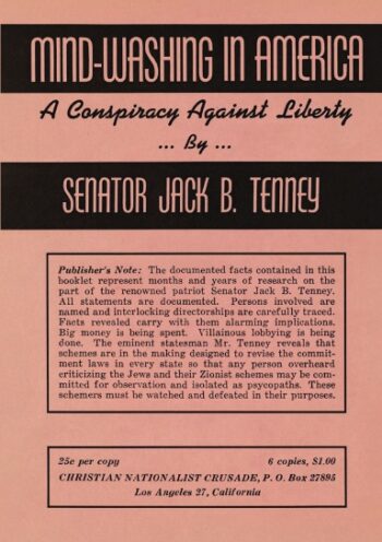 Mind-Washing in America: A Conspiracy Against Liberty