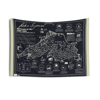 Lake Superior Shipwrecks Tapestry